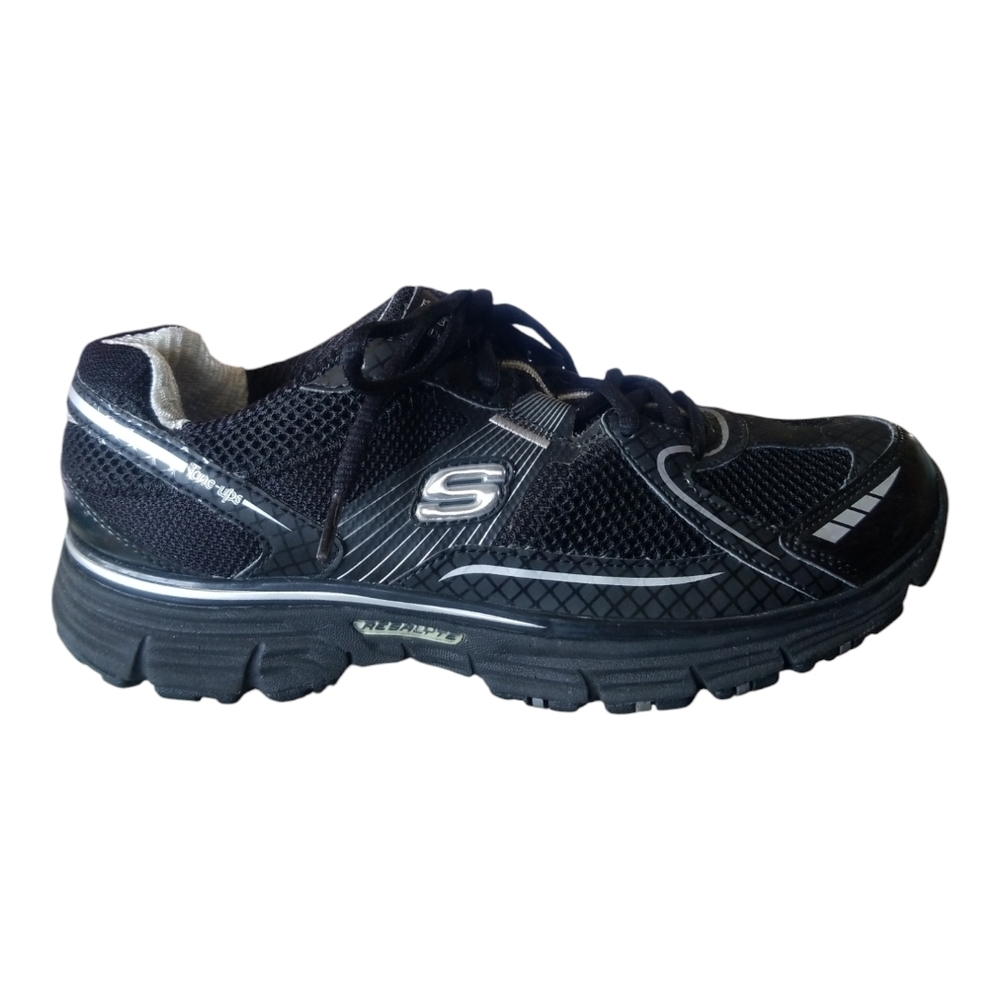 Skechers Women's Black Tone-Up Fitness Sneakers